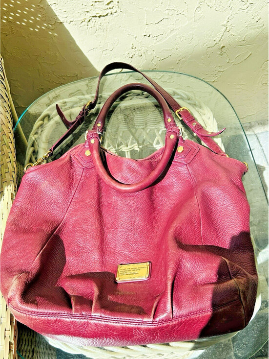 Marc By Marc Jacobs Handbags - Vtg MARC by MARC JACOBS Classic Q Francesca Pebbled Leather Designer Lux Bag Y2K